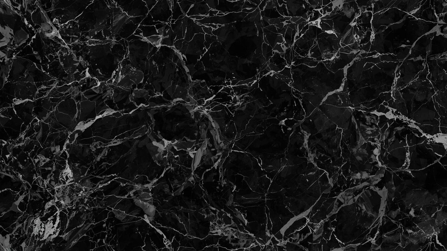 Black marble texture with white veins
